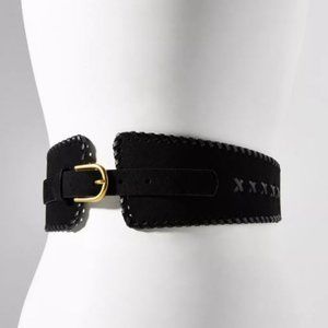 ANTHROPOLOGIE SUEDE CORSET WAIST BELT NWOT